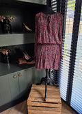 Isabel Marant Etoile korte jurk Noanne bruin 38 M tweedehands dames designer