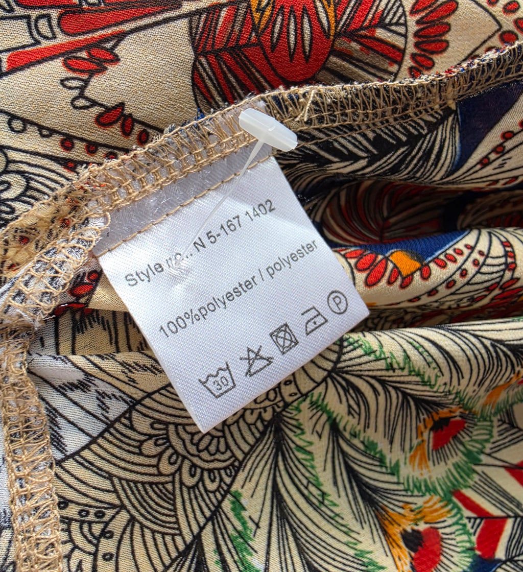Nikkie lange aztec maxi jurk 38 40 tweedehands dames
