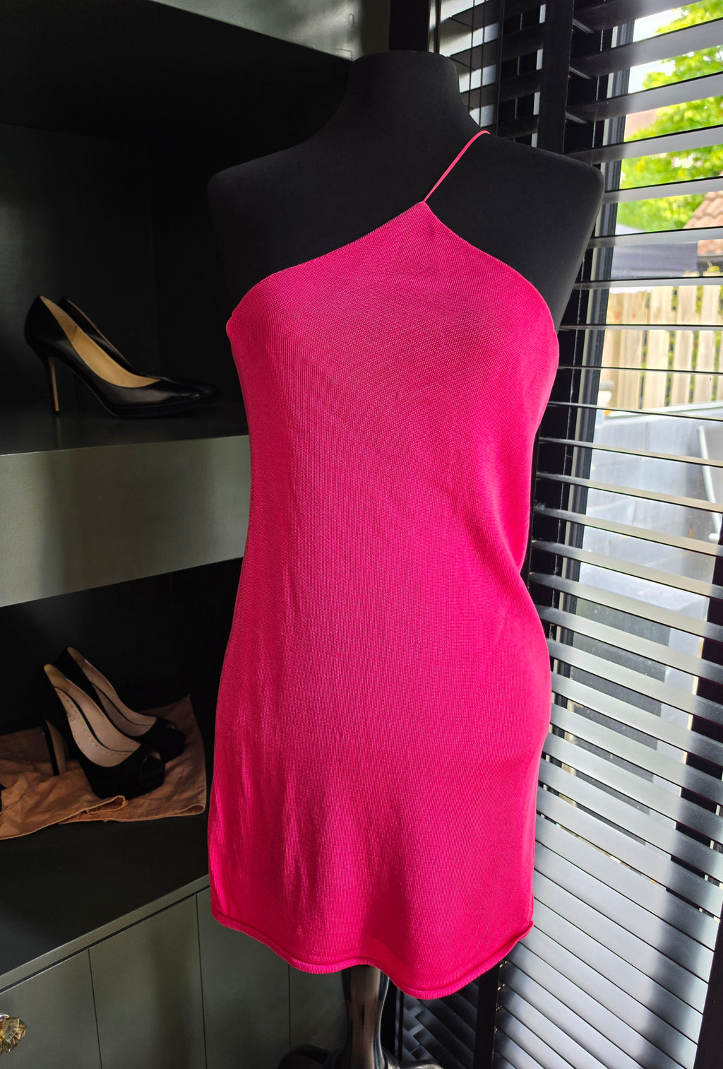 Gauge81 korte jurk Beja roze L tweedehands dames