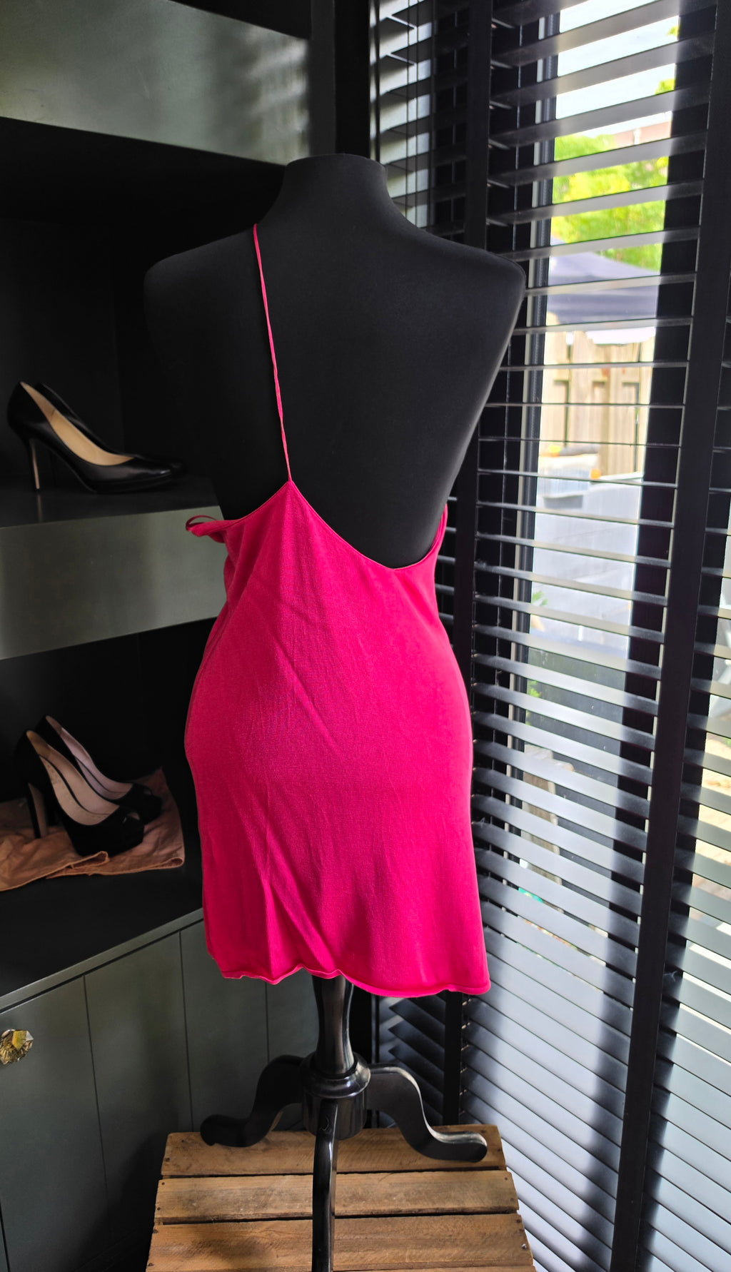 Gauge81 korte jurk Beja roze L tweedehands dames