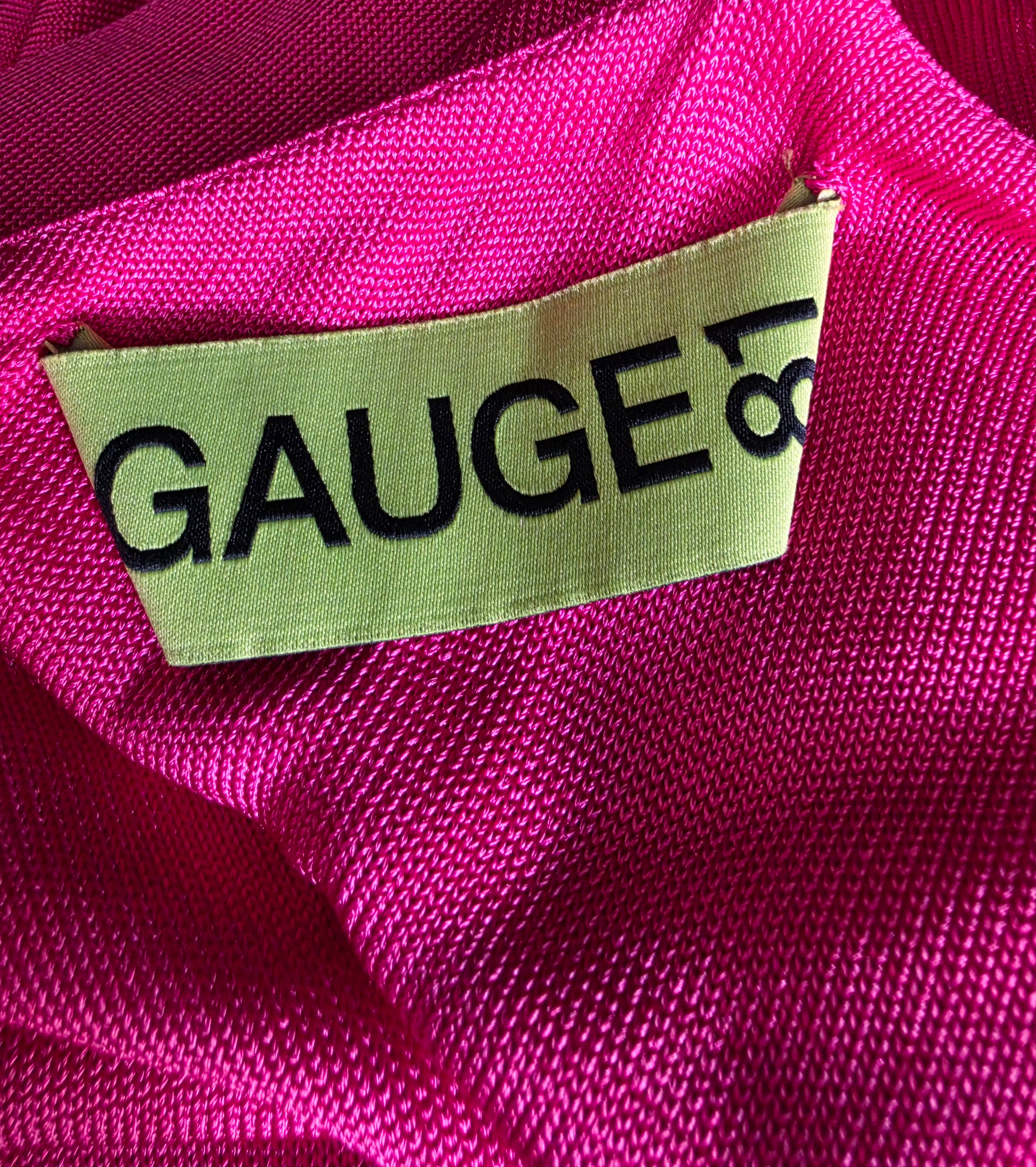 Gauge81 korte jurk Beja roze L tweedehands dames