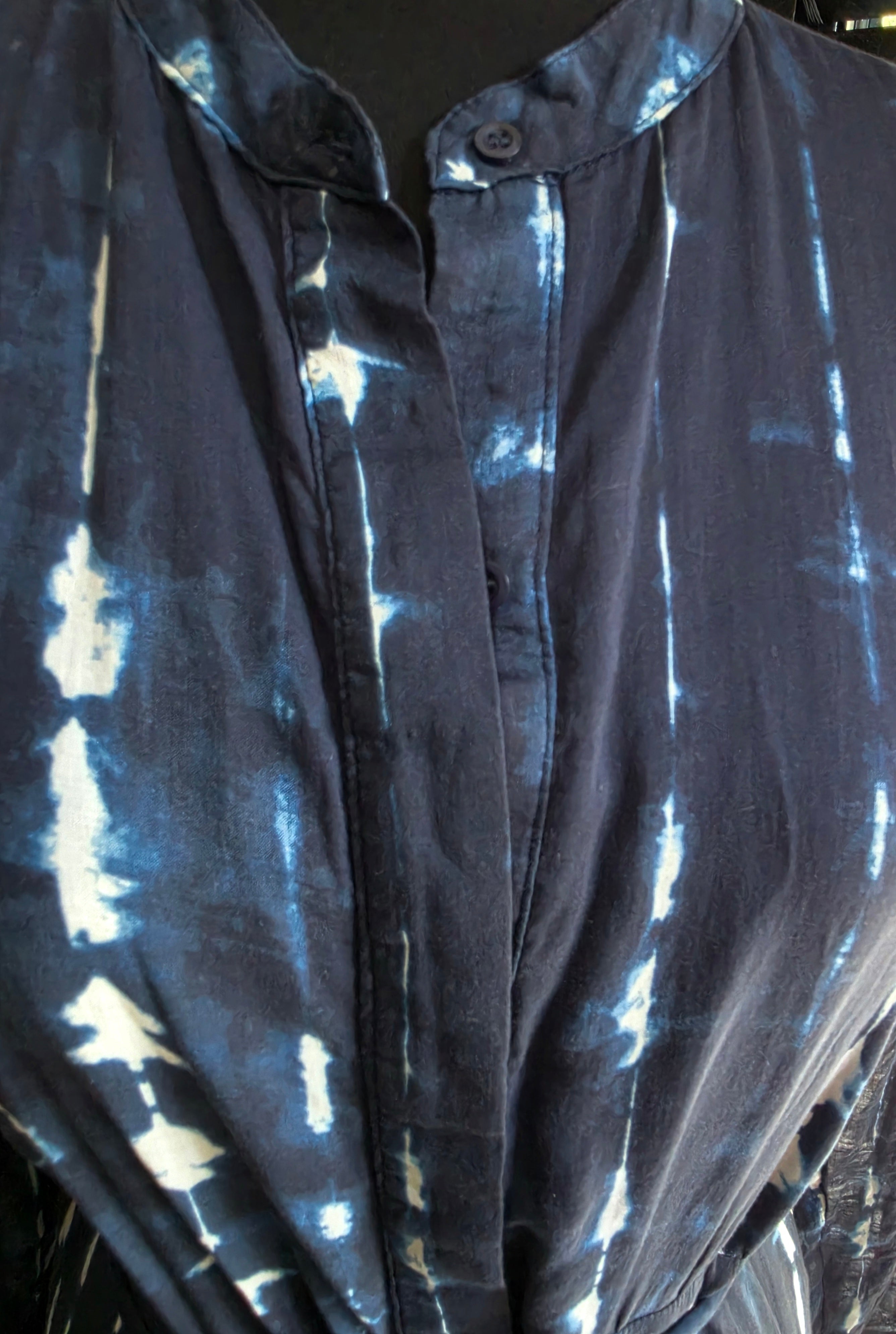 Cloth & Stone Anthropologie maxi jurk blauw S 36 tweedehands dames
