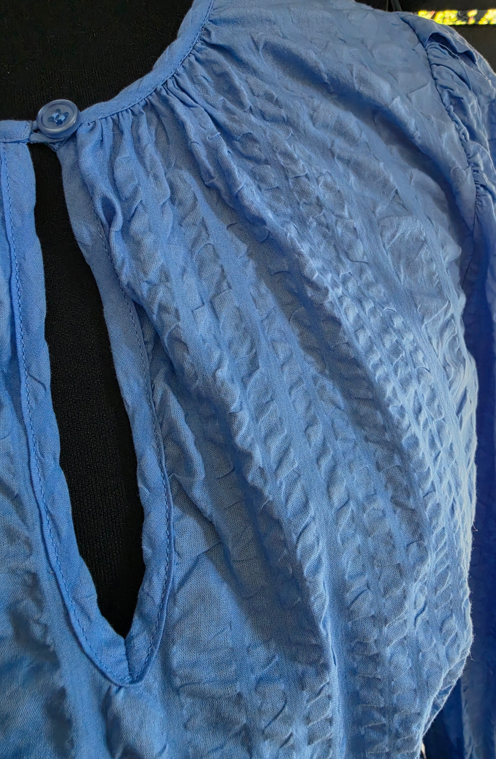 Baum und Pferdgarten Korte wrinkle jurk blauw 36 S tweedehands dames designer