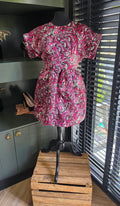Just Cavalli mini jurk tijger roze zwart IT40 S36 tweedehands dames designer
