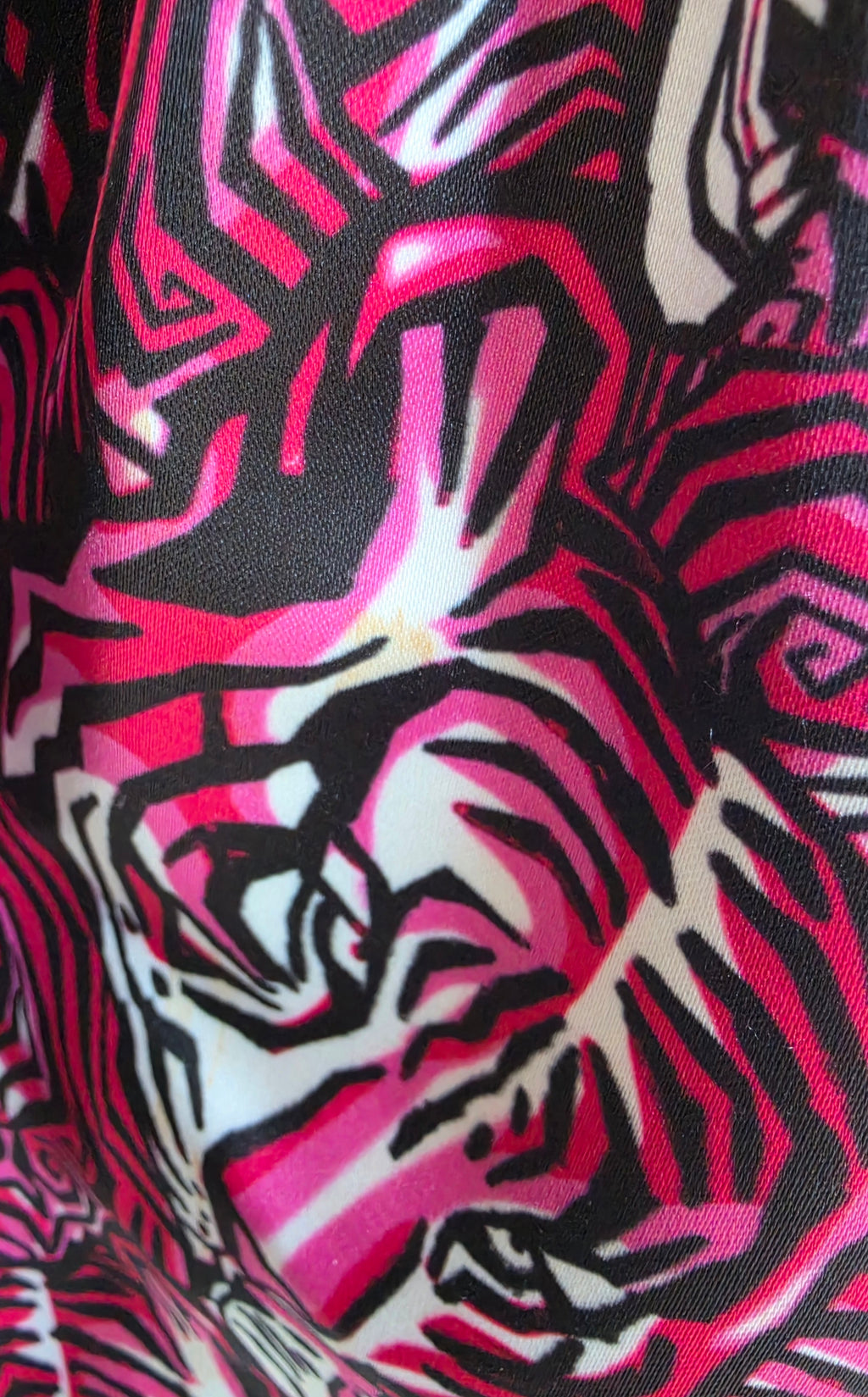 Just Cavalli mini jurk tijger roze zwart IT40 S36 tweedehands dames designer