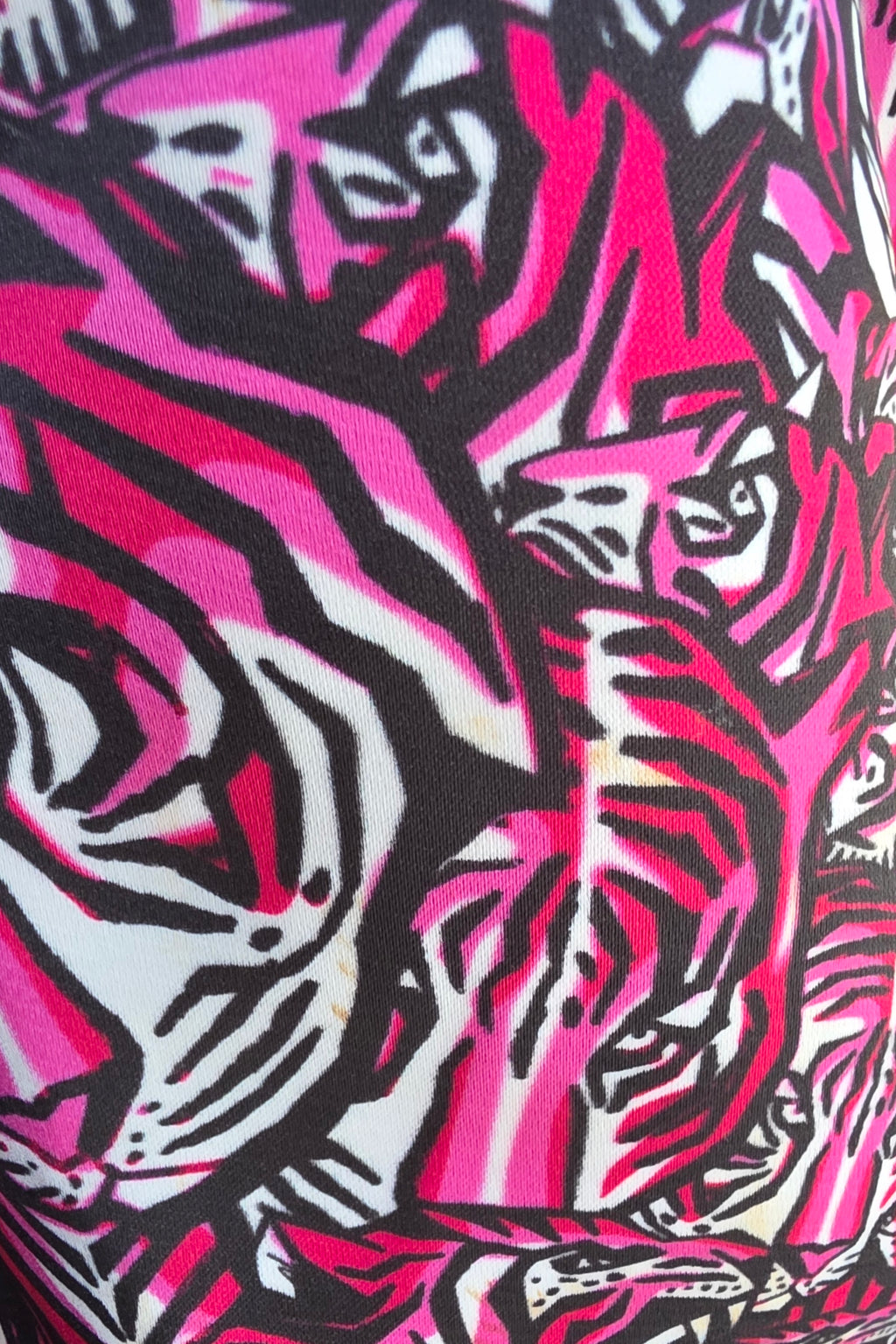 Just Cavalli mini jurk tijger roze zwart IT40 S36 tweedehands dames designer