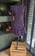 Essentiel Antwerp jurk Tree zwary paars 36 S tweedehands designer dames