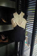 Cult Gaia crop top linnen Matias M tweedehands designer dames