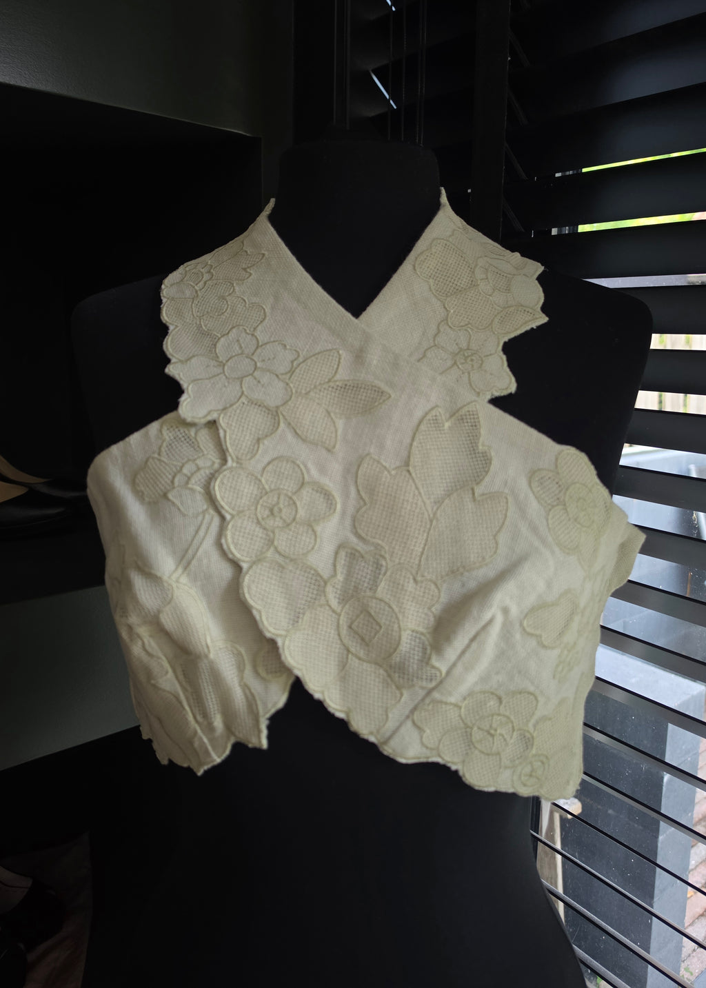 Cult Gaia crop top linnen Matias M tweedehands designer dames
