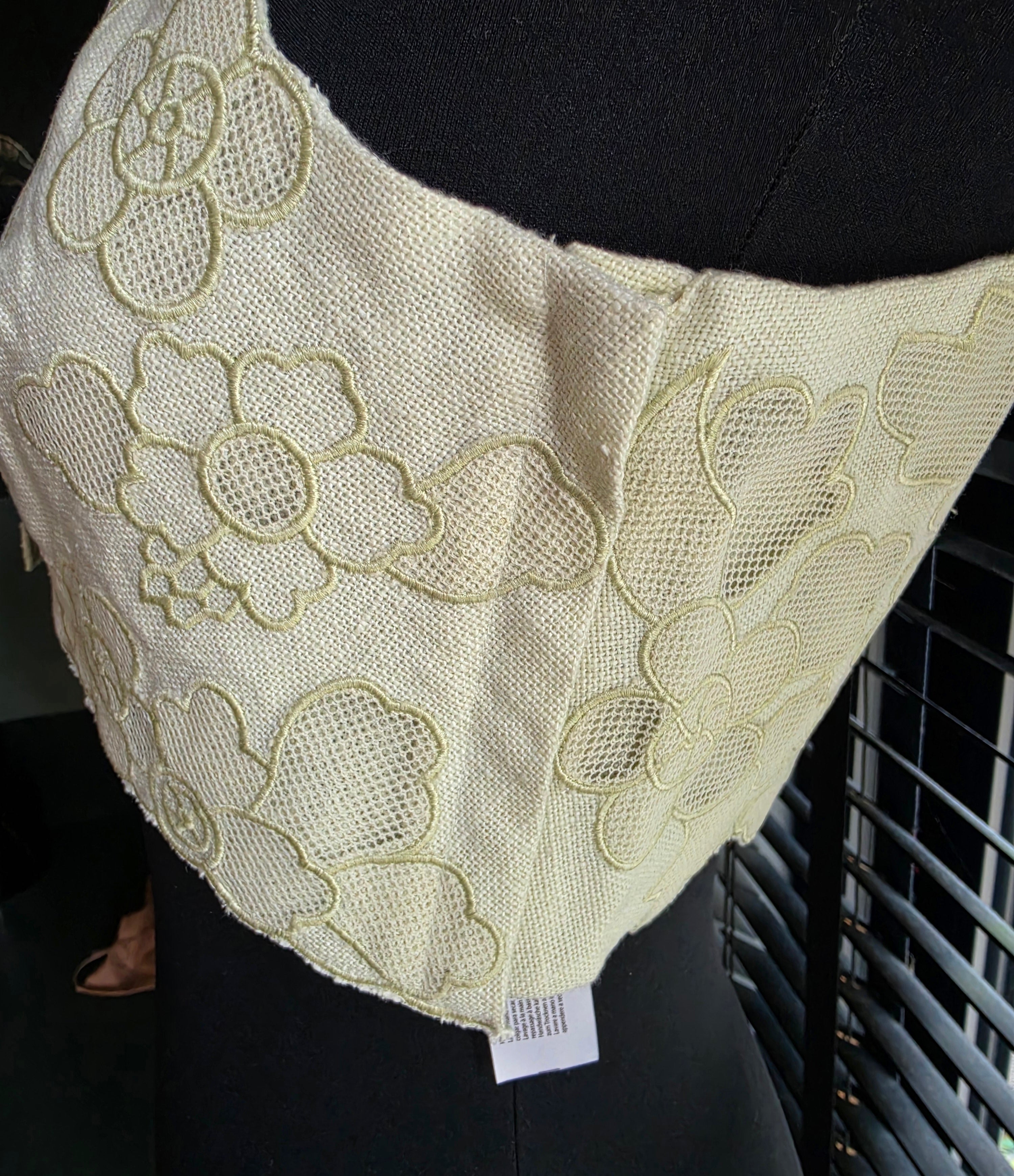 Cult Gaia crop top linnen Matias M tweedehands designer dames