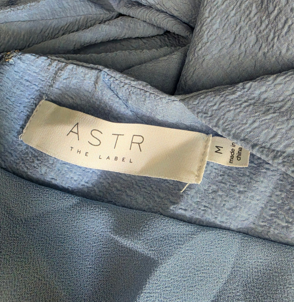 Astr the label maxi jurk blauw M tweedehands dames