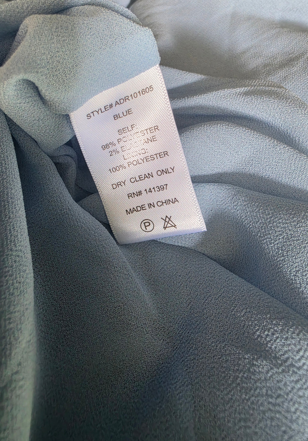 Astr the label maxi jurk blauw M tweedehands dames