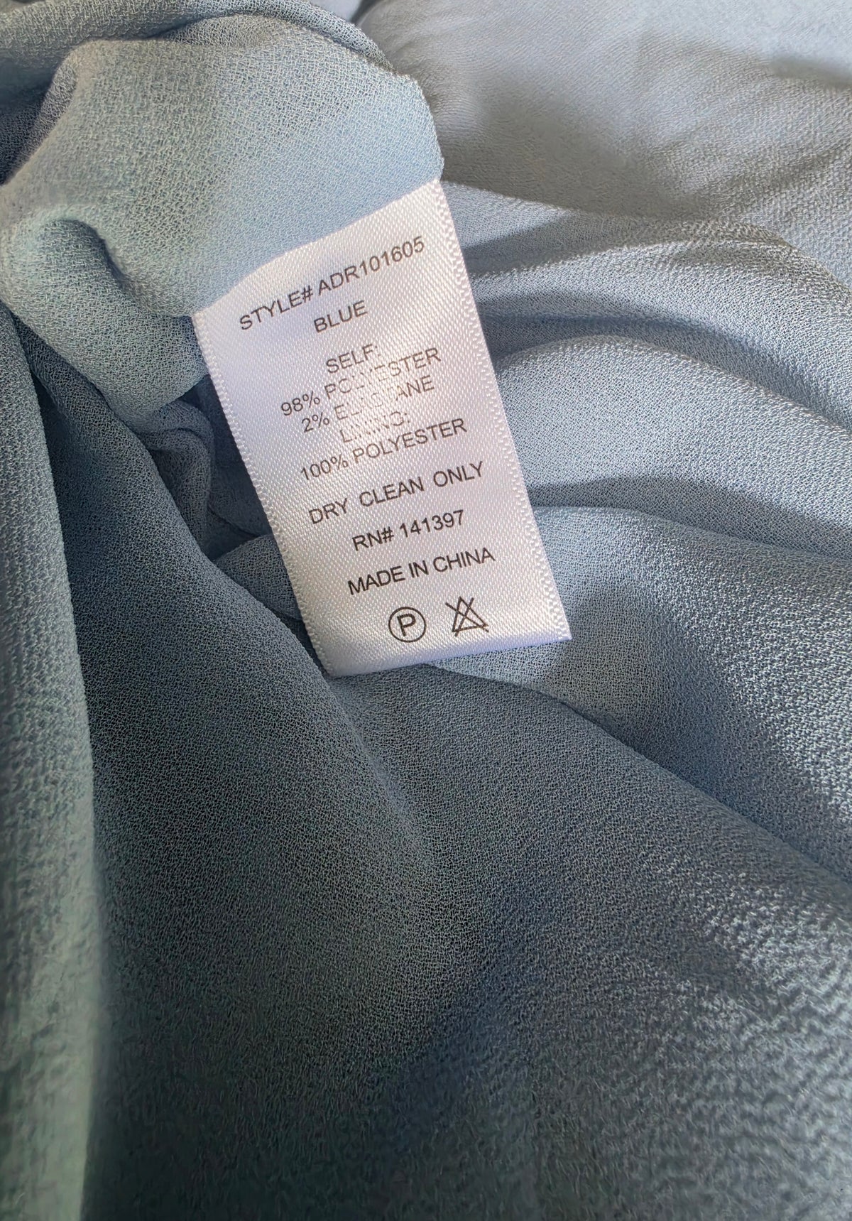 Astr the label maxi jurk blauw M tweedehands dames