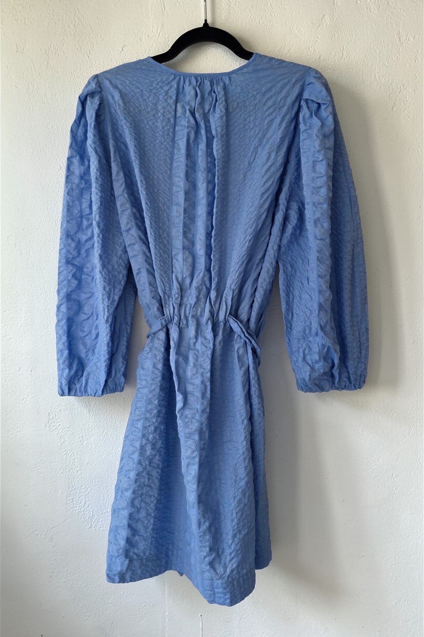Baum und Pferdgarten Korte wrinkle jurk blauw 36 S tweedehands dames designer