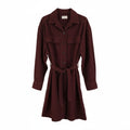 Rae antwerp corduroy korte ribjurk bruin 38 M tweedehands dames designer