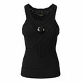 Just Cavalli mouwloze knit top zwart 38 M tweedehands dames designer