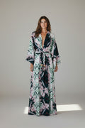 Melissa Odabash kimono maxi jurk Eden maat M pre-loved