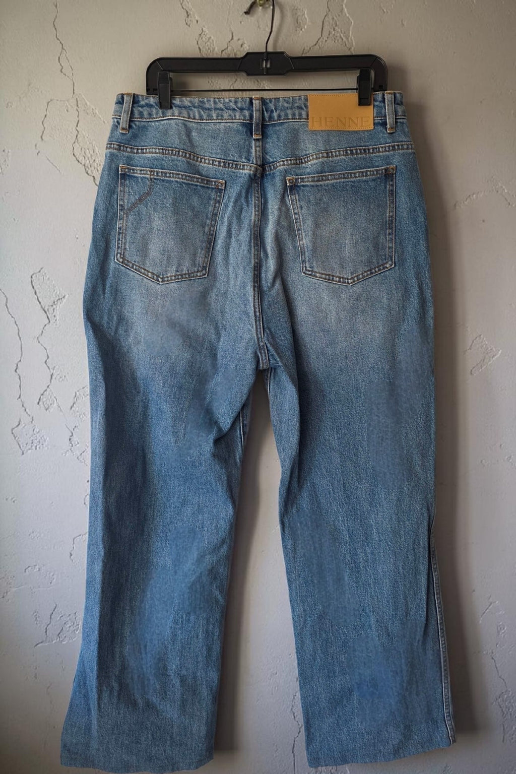 Henne jeans spijkerbroek blauw Valentina blauw w33 tweedehands designer dames
