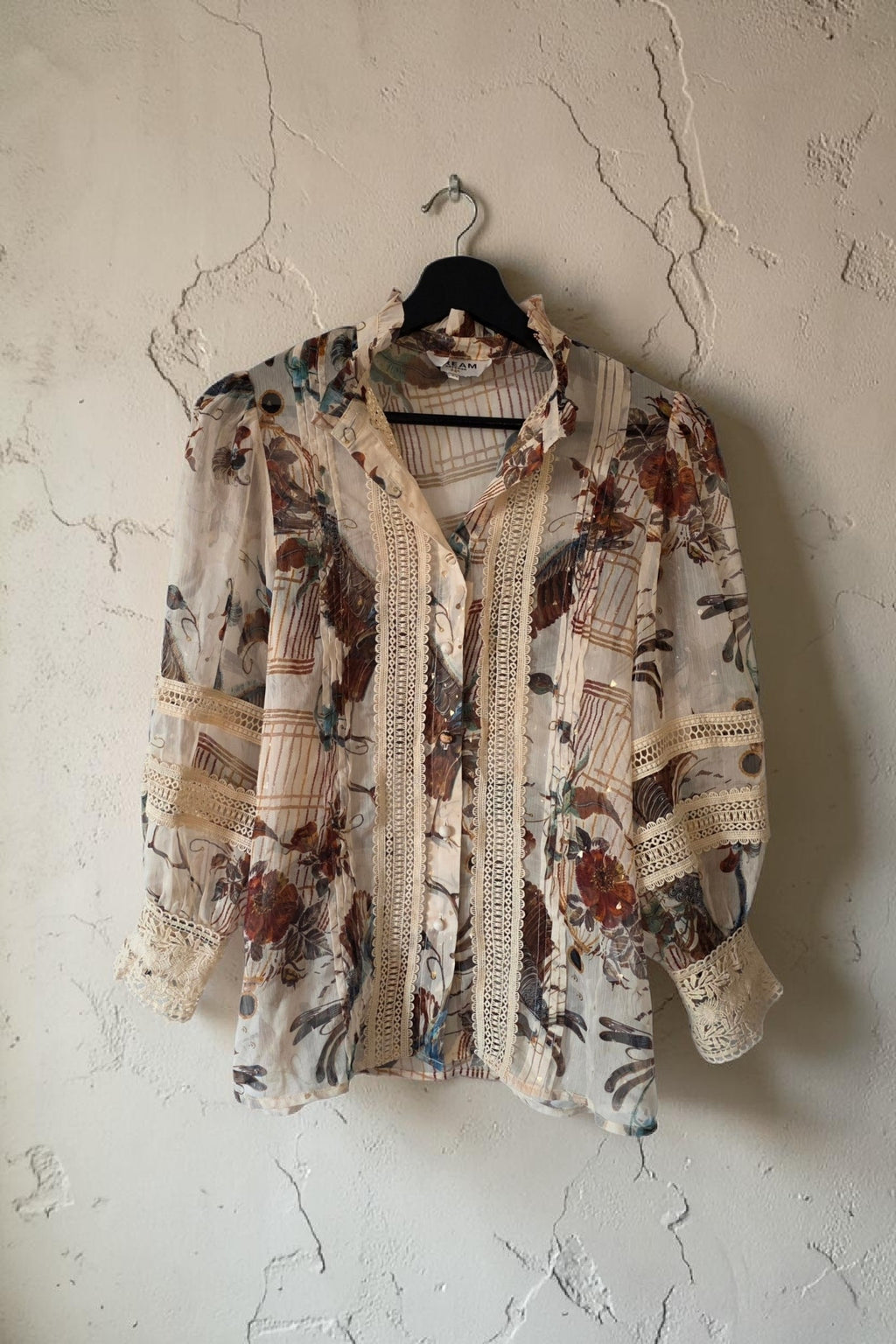 Dream catcher set rok en blouse boho ibiza resortwear xs s 34 36 pre-loved designer