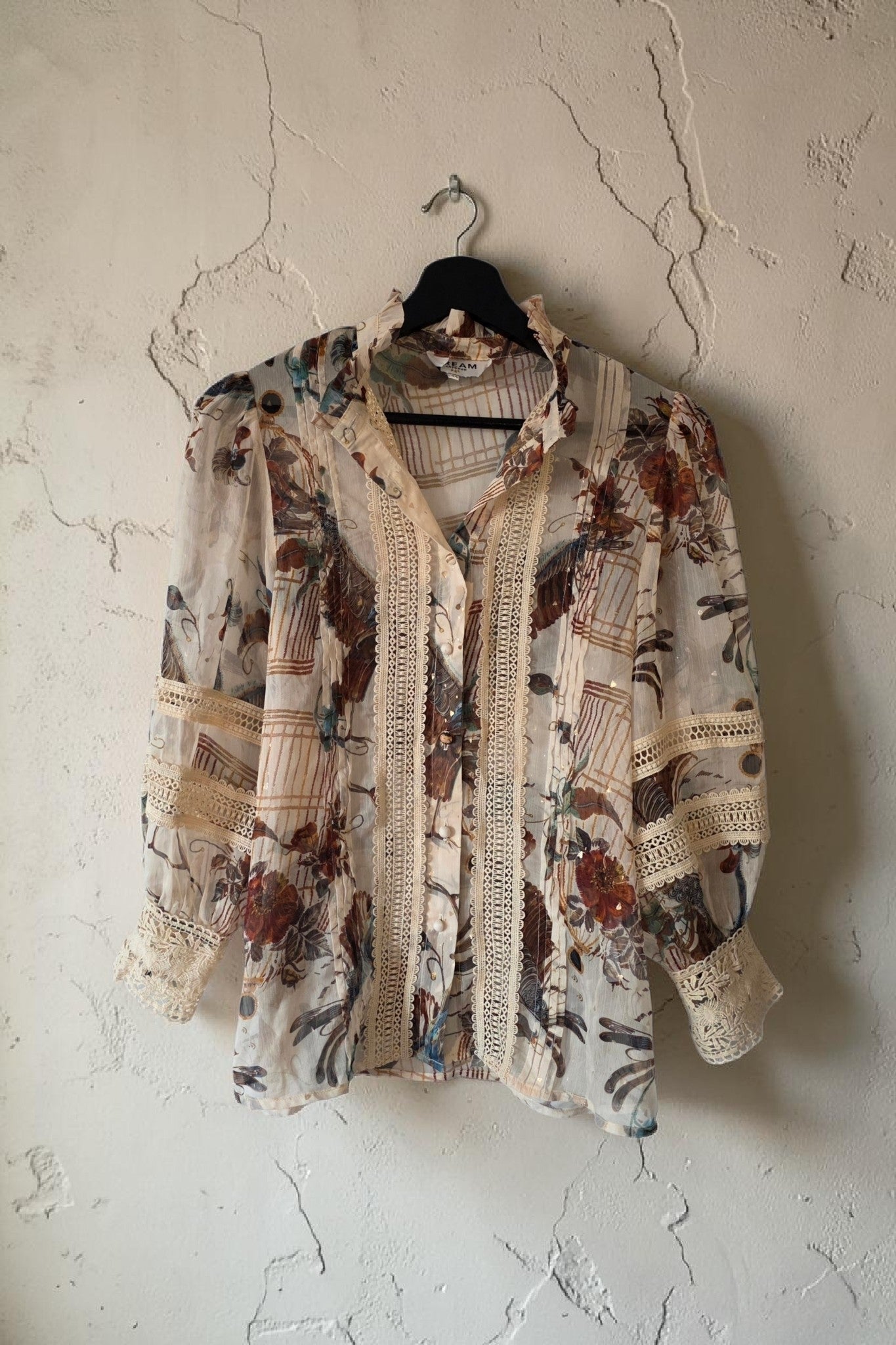 Dream catcher set rok en blouse boho ibiza resortwear xs s 34 36 pre-loved designer