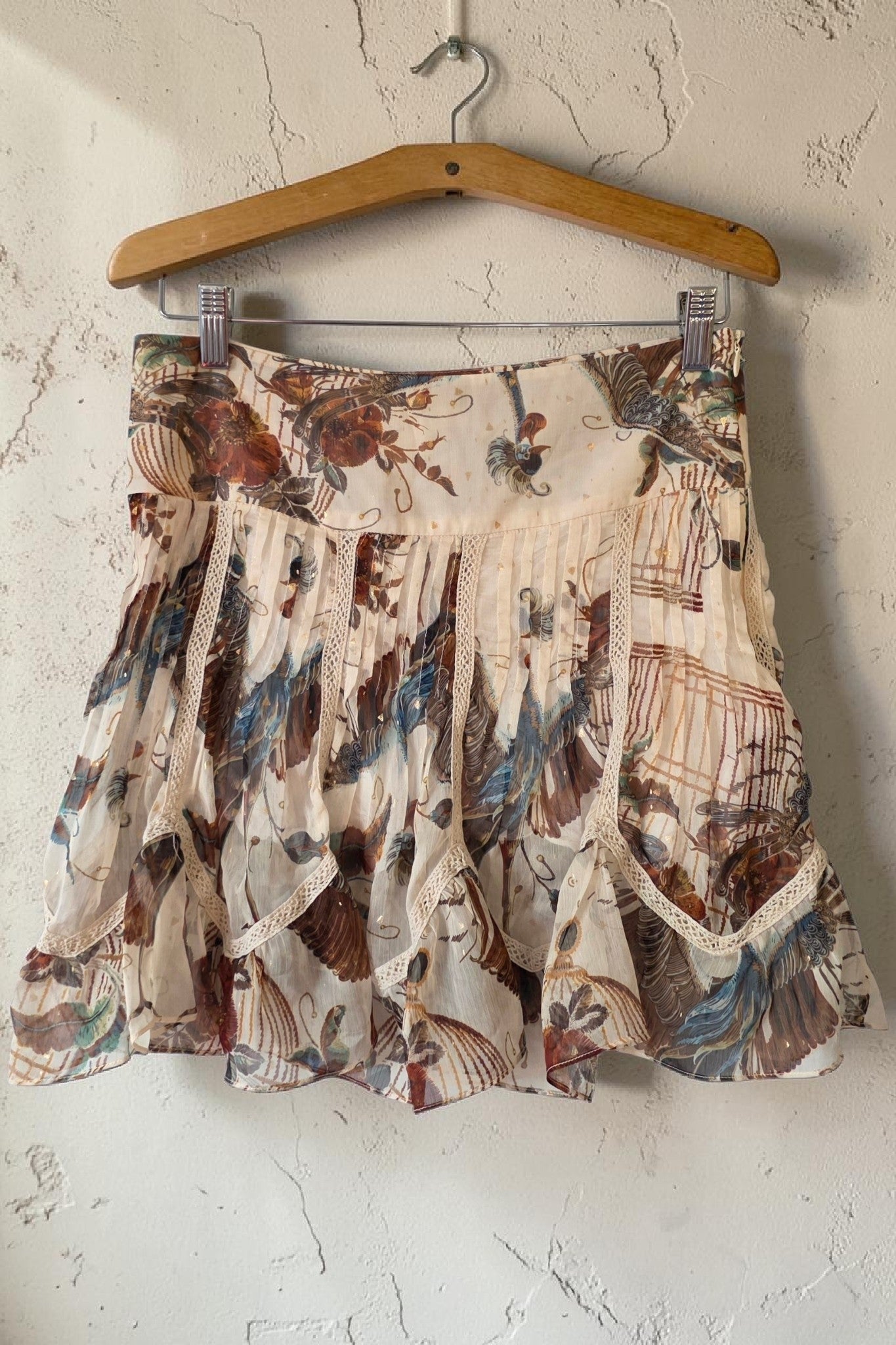 Dream catcher set rok en blouse boho ibiza resortwear xs s 34 36 pre-loved designer