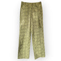 Rotate dames faux leren broek slangenprint geel FR38 M tweedehands designer dames