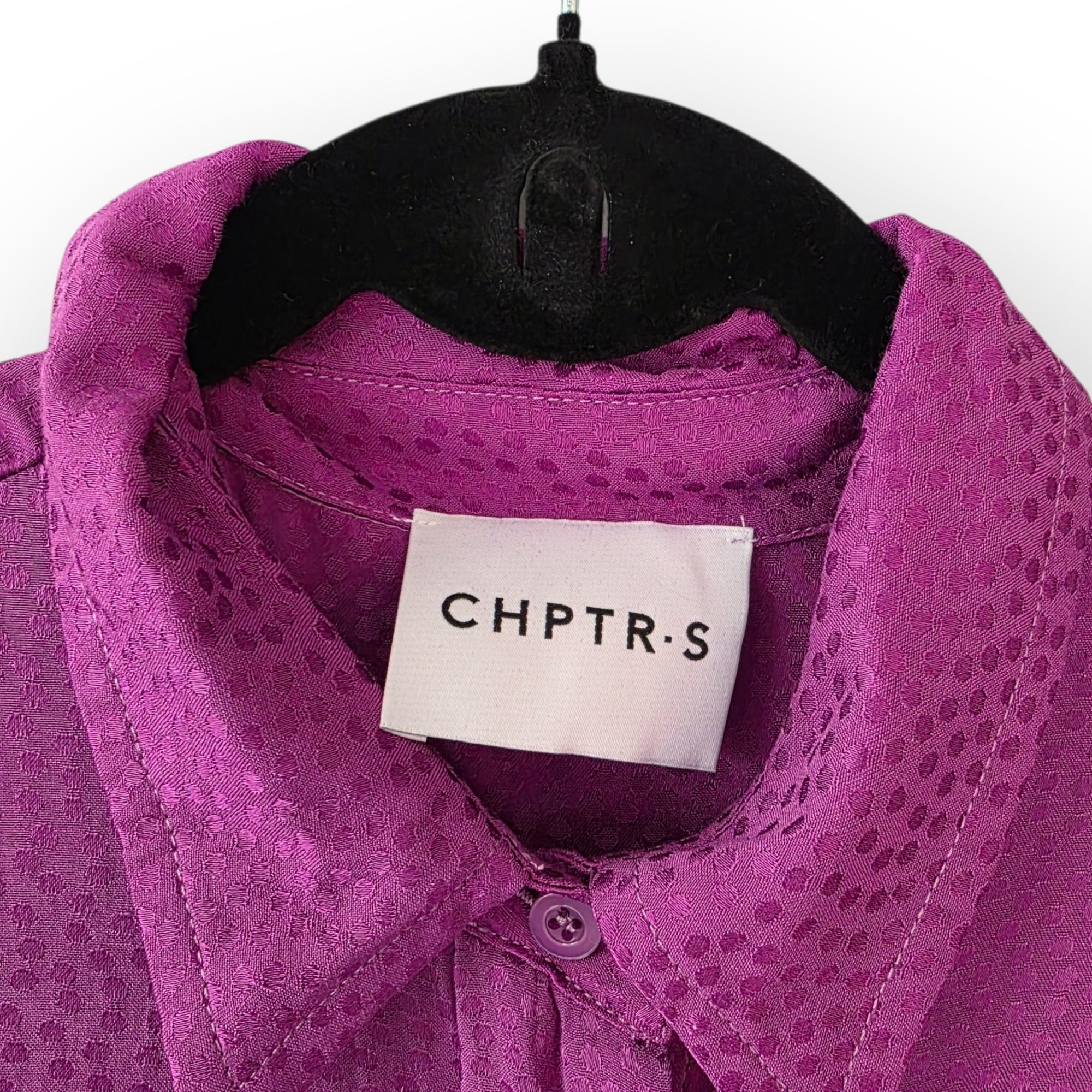 Chptr-S chptrs lange maxi jurk paars xs 34 tweedehands dames designer