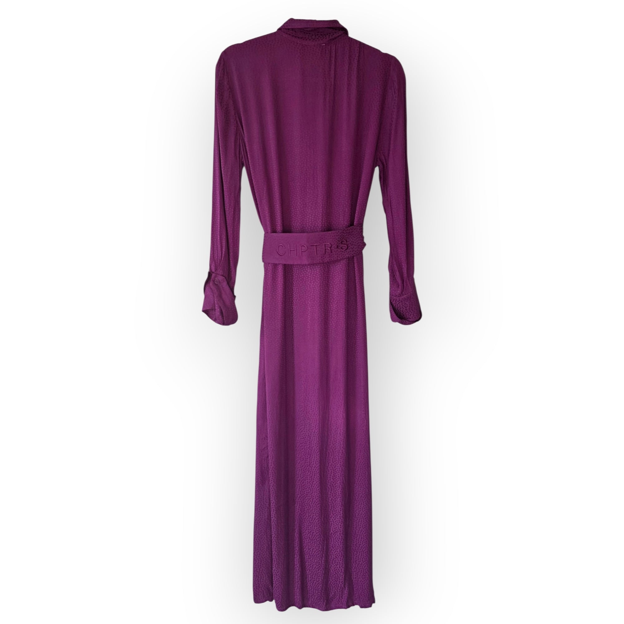 Chptr-S chptrs lange maxi jurk paars xs 34 tweedehands dames designer
