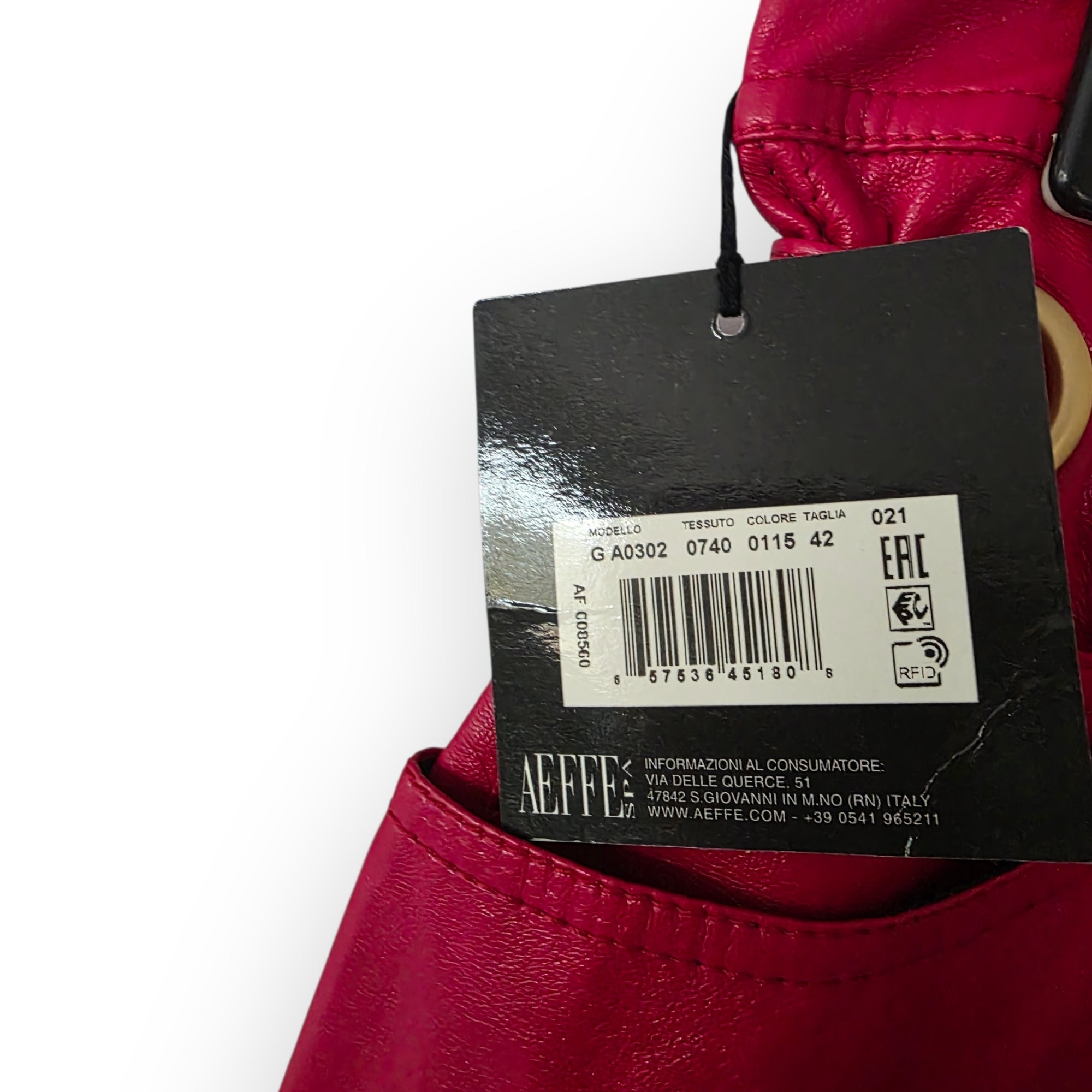 Philosophy di Lorenzo Serafini rode faux leather sigaret broek it42 eu36 tweedehands dames designer
