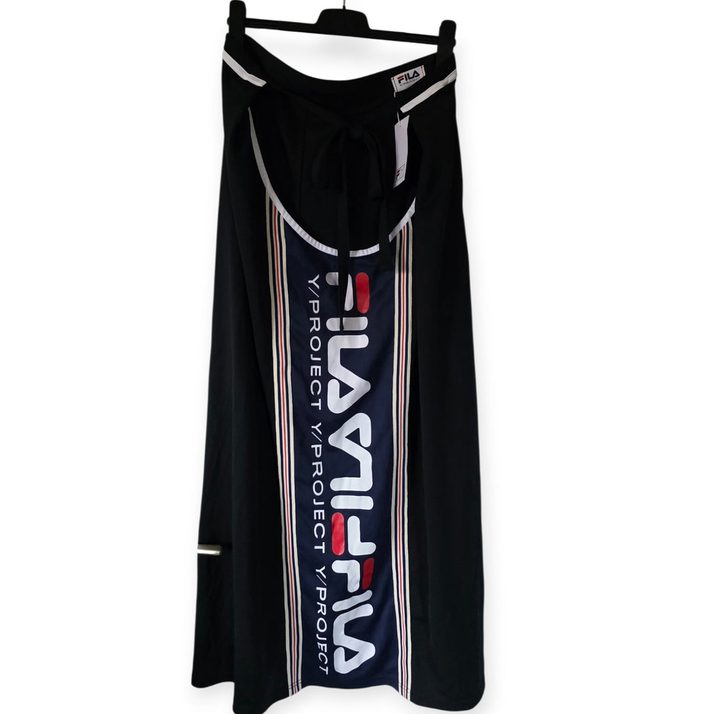 Y/Project X Fila wide cut out maxi rok 36 38 M tweedehands dames designer