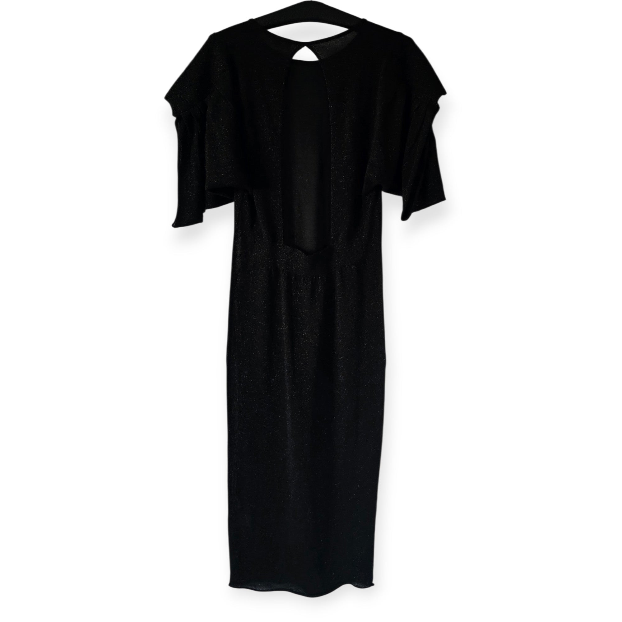 Circus Hotel midi knit jurk zwart glitter IT42 M Nieuw