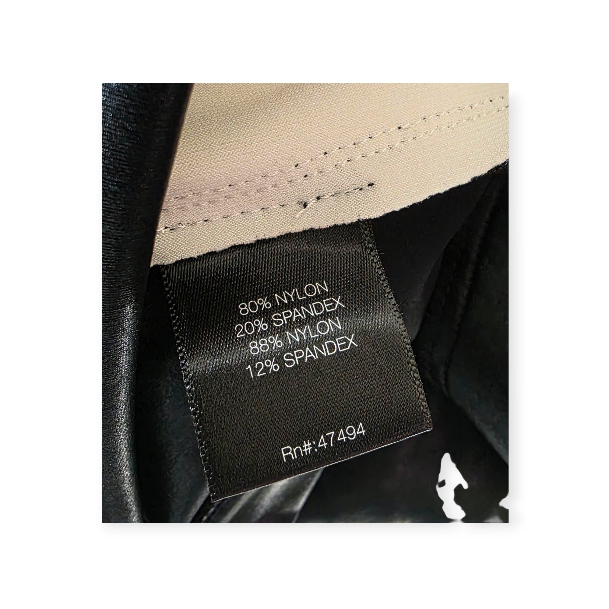 Norma Kamali biker trainings jack jasje zwart creme M 38 tweedehands dames designer