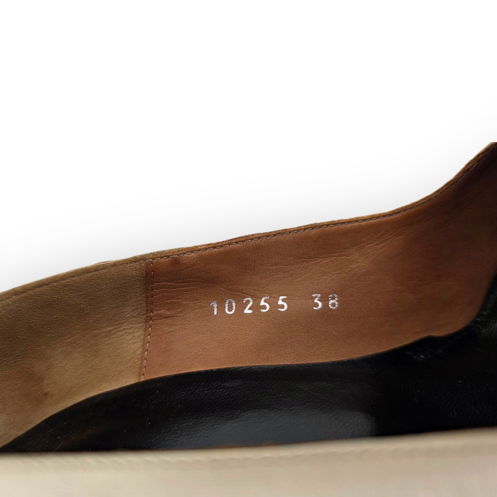 Dries Van Noten colourblock leren pumps maat 38 met doos tweedehands dames designer