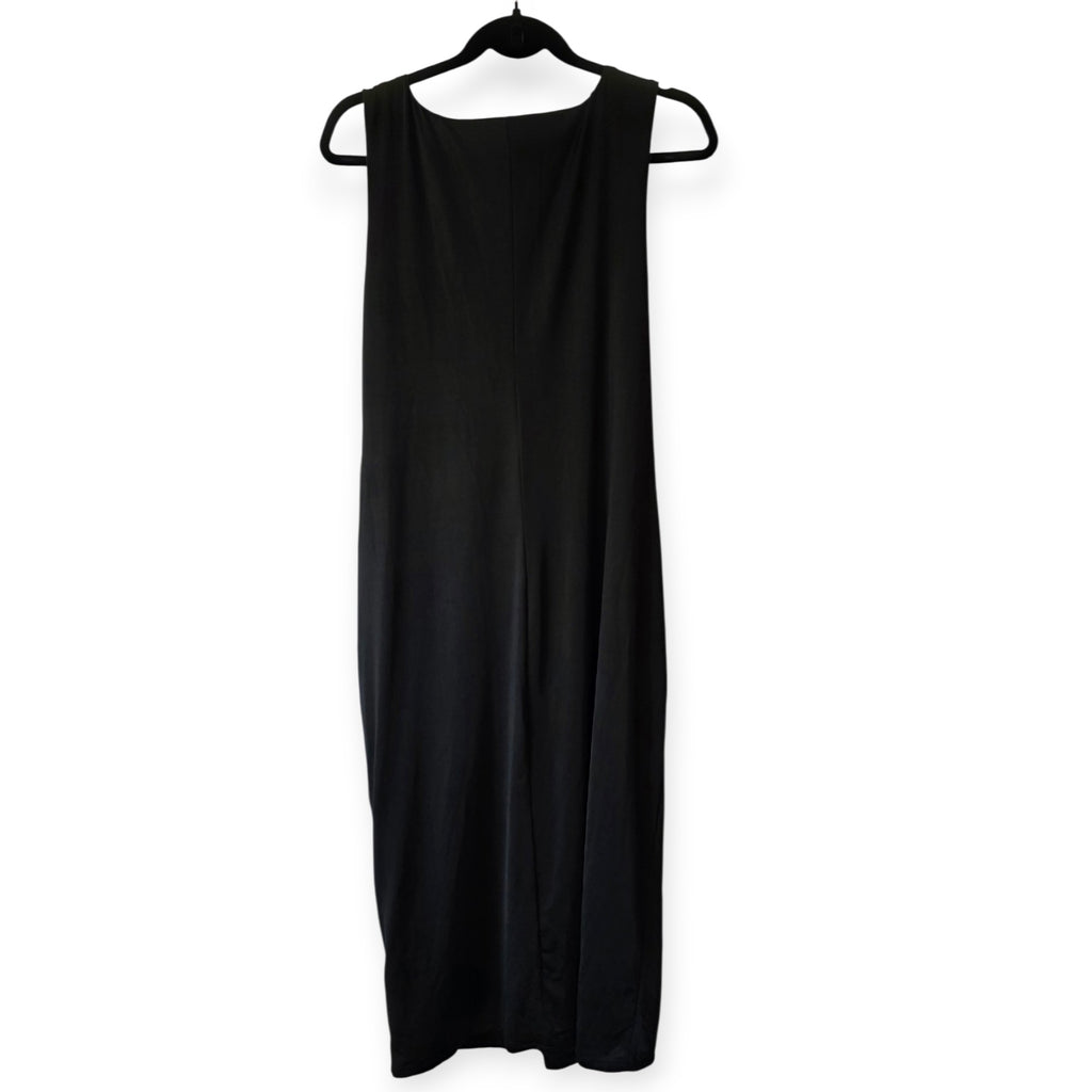 Jason Wu X Eloquii mouwloze drape midi jurk zwart 44 46 tweedehands dames designer