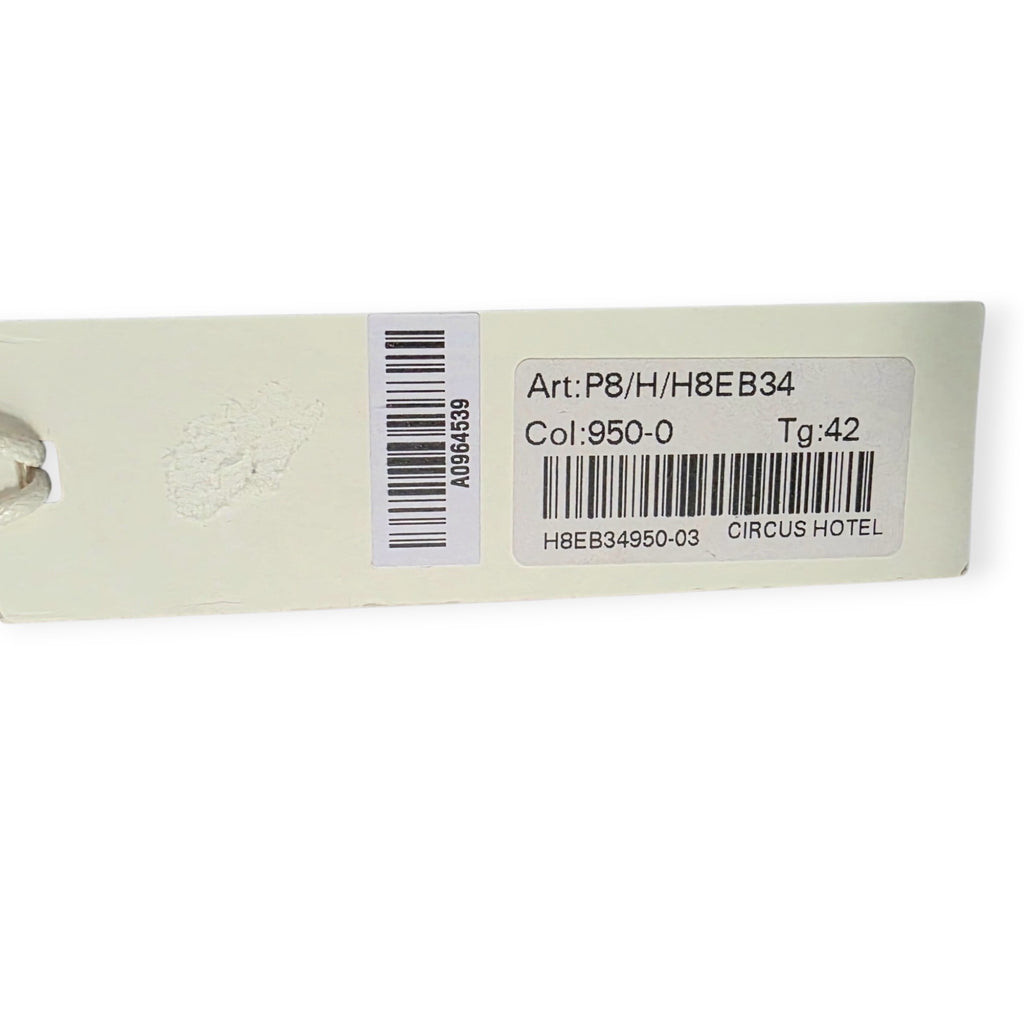 Circus Hotel midi knit jurk zwart glitter IT42 M Nieuw