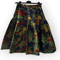 Oscar de la Renta zijden rok groen 34/36 us4 vintage tweedehands dames designer