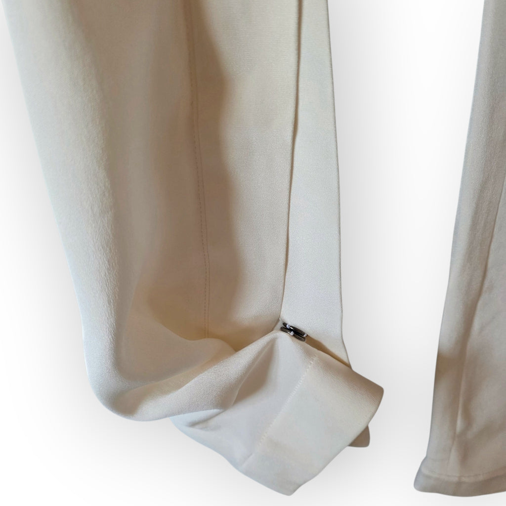 Roland Mouret zijde broek crème FR36 pre-loved