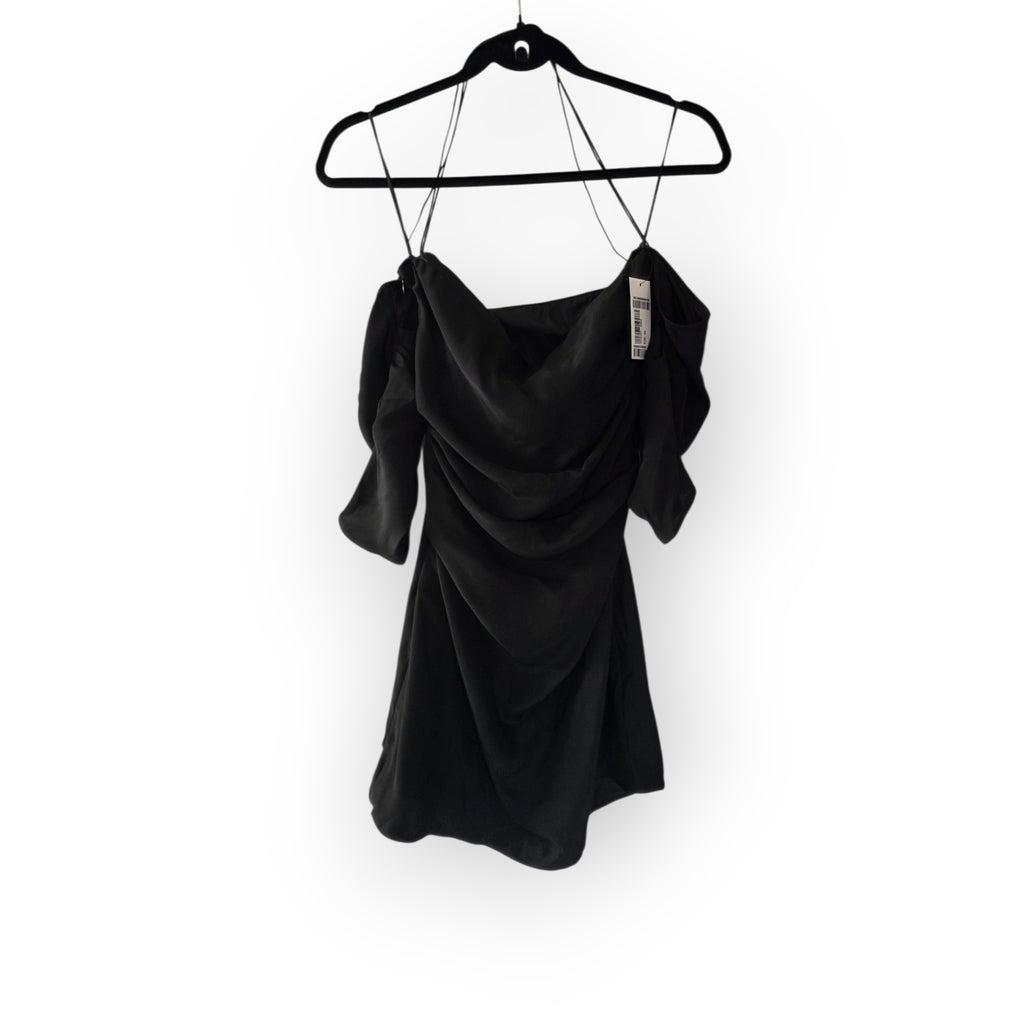 Gauge81 mini jurk Samaca zijden zwart 36 S tweedehands dames designer