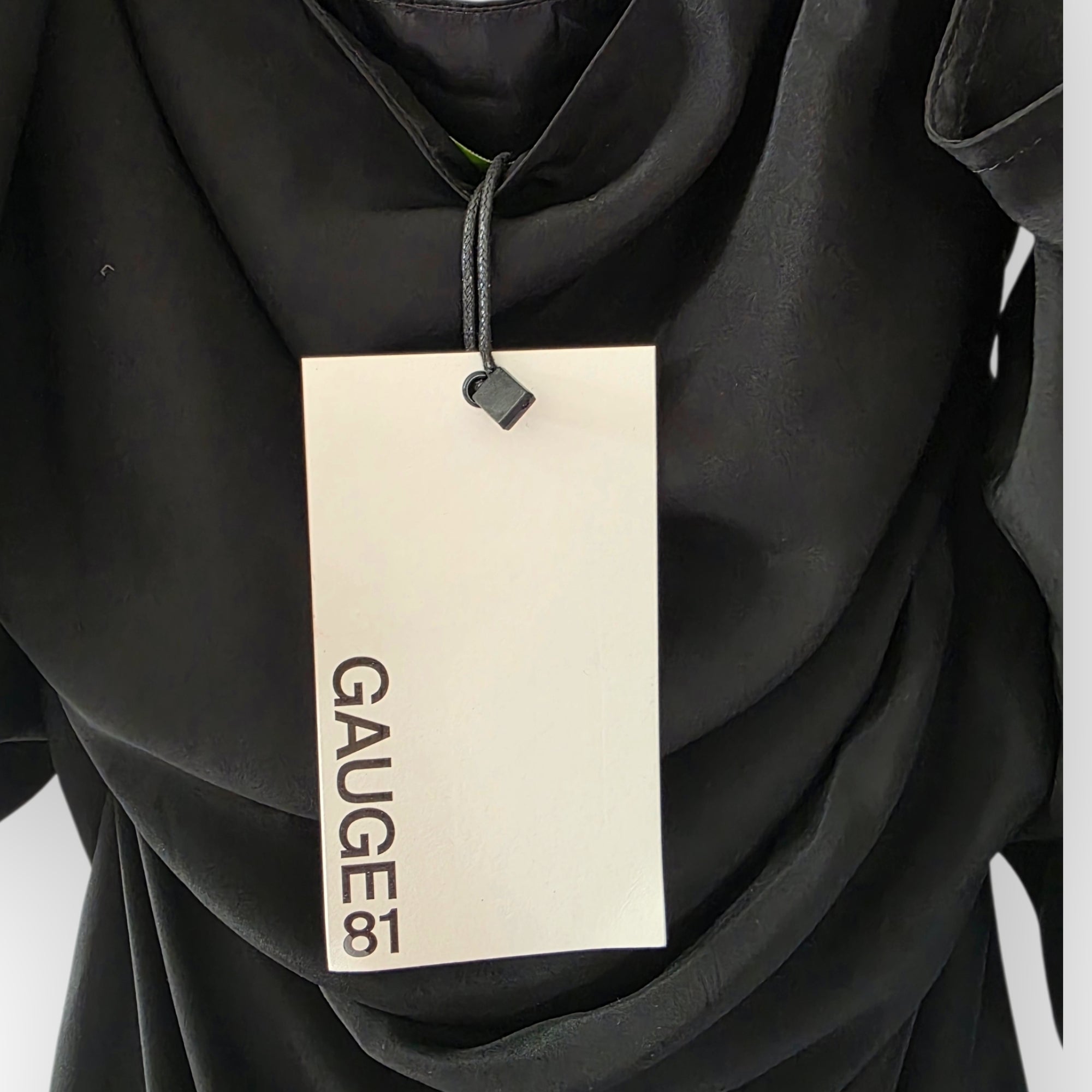 Gauge81 mini jurk Samaca zijden zwart 36 S tweedehands dames designer