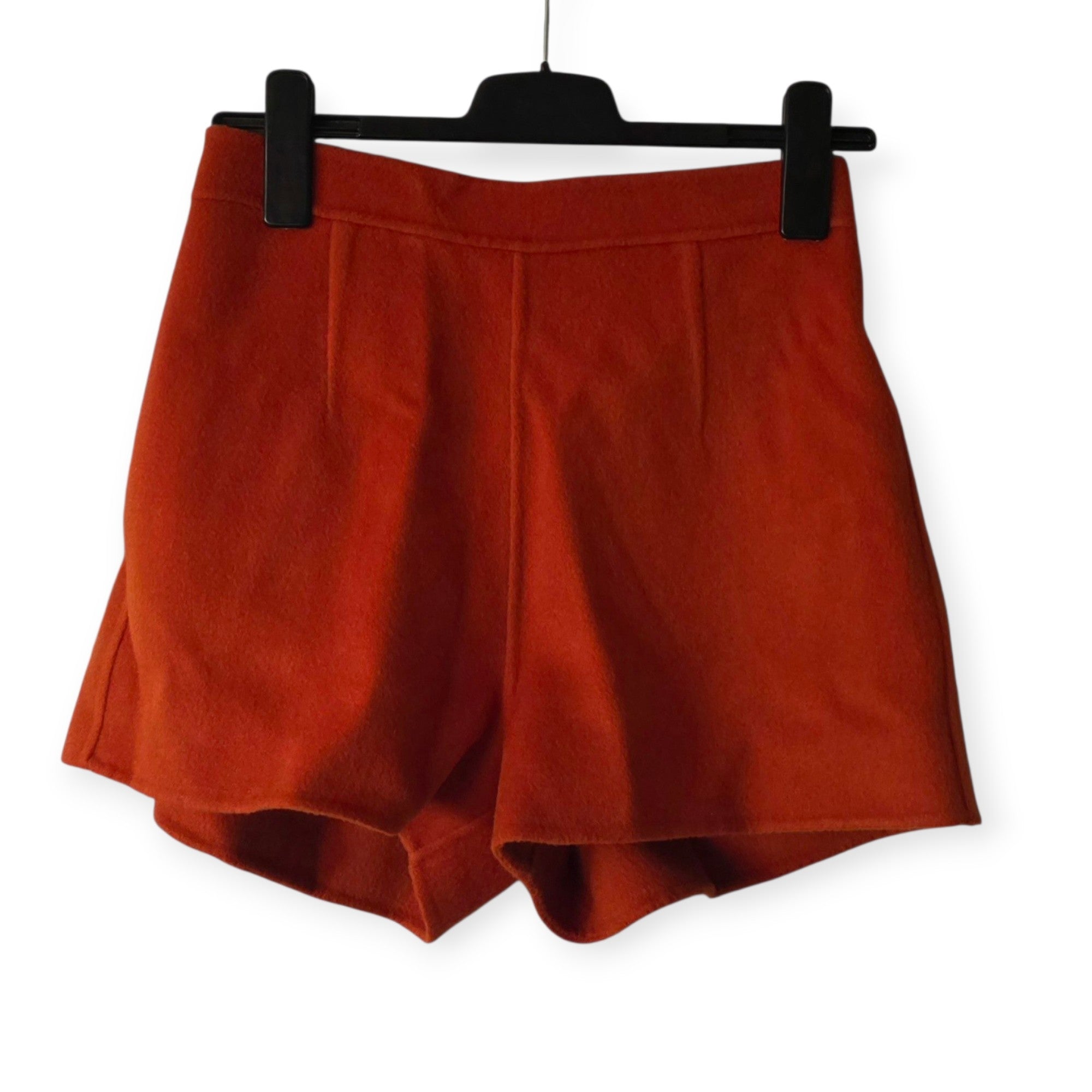 Rue 8isquit wollen short high waist oranje it42 36 S tweedehands dames designer