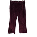 Isabel Marant dames corduroy rib broek rood FR44 EU42 enkellengte tweedehands designer