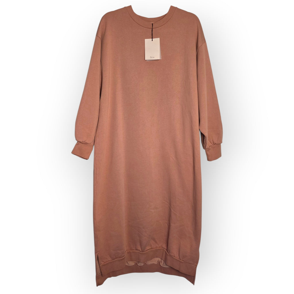 Âme Antwerp Dancy lange oversized sweater jurk oranje roze S 36 tweedehands dames designer