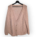 Mes Demoiselles Paris Enora chunky knit cardigan roze  oversized tweedehands dames designer T1