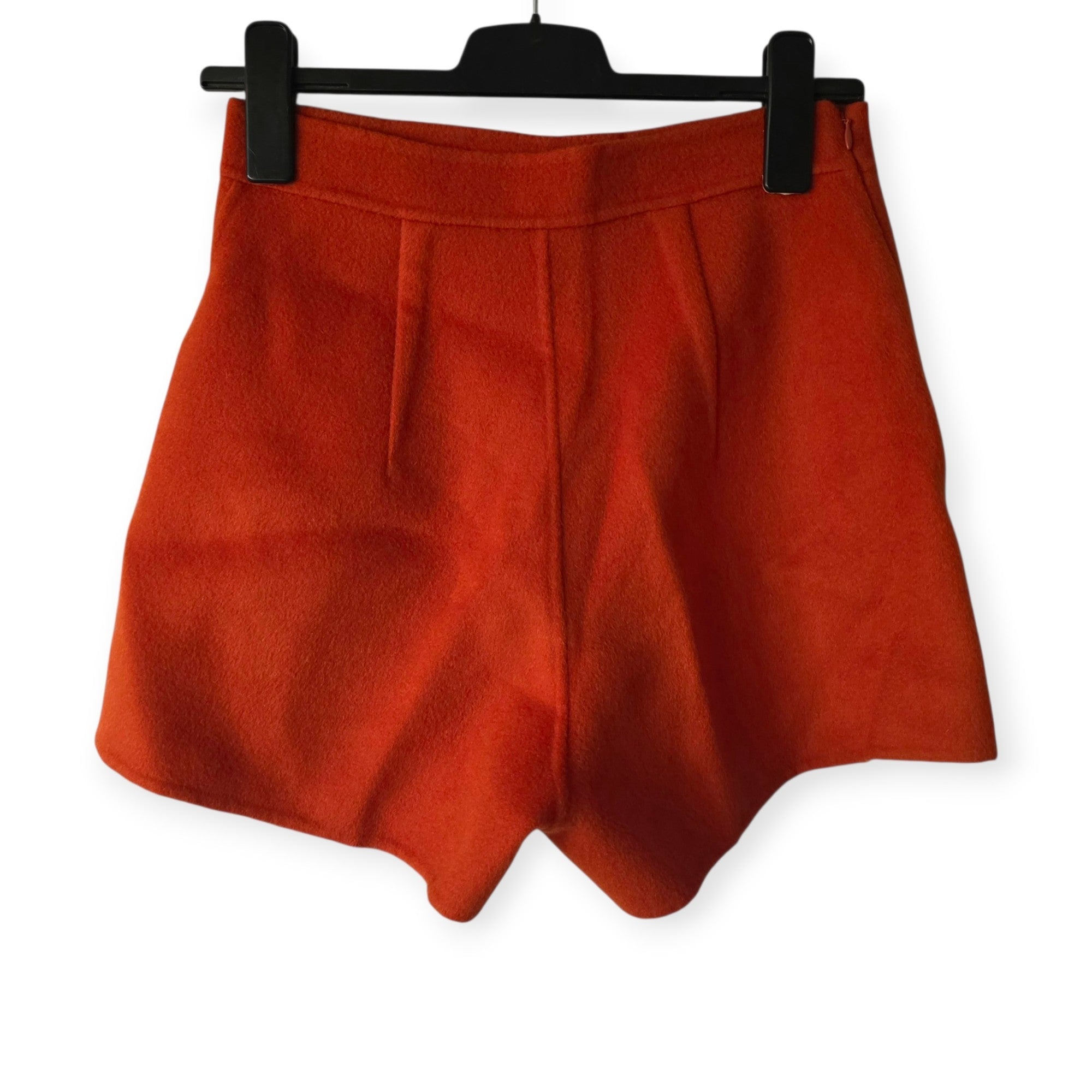 Rue 8isquit wollen short high waist oranje it42 36 S tweedehands dames designer